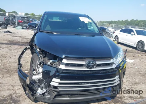 2018 Toyota Highlander Le z USA, uszkodzony, nr VIN 5TDZARFH3JS040688